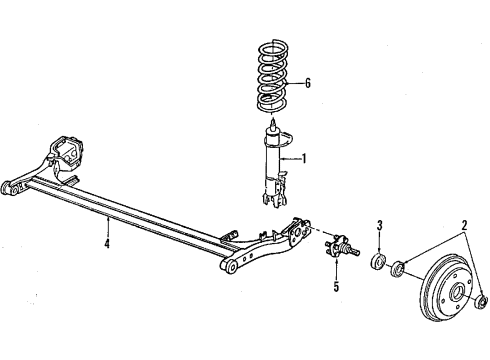 1990 Ford Festiva Ignition Coil Diagram for FOBZ12029A
