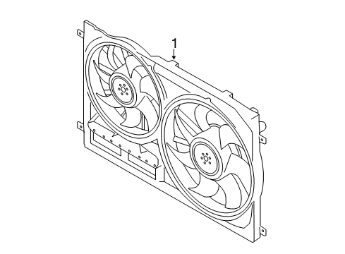 2022 Ford Transit-350 Cooling System, Radiator, Water Pump, Cooling Fan Diagram 2 - Thumbnail
