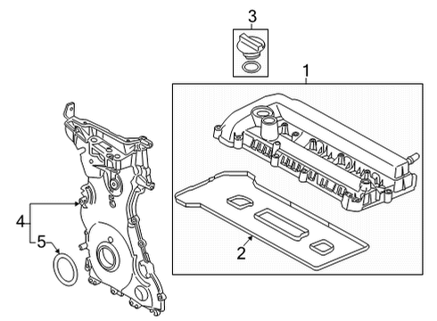 2023 Ford Maverick Valve & Timing Covers Diagram 2 - Thumbnail