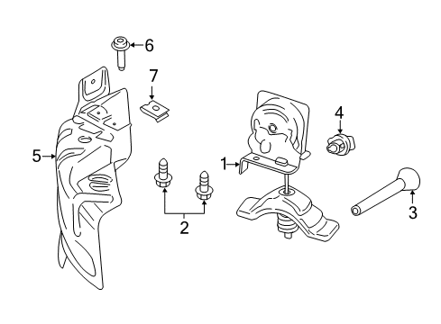 2019 Ford F-150 Carrier & Components - Spare Tire Diagram