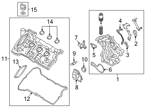 2017 Lincoln Continental Valve & Timing Covers Diagram 1 - Thumbnail