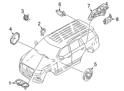 2018 Lincoln Navigator Sound System Diagram 2 - Thumbnail
