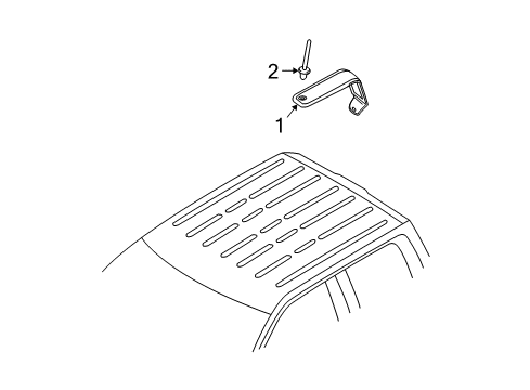 2011 Ford F-150 Exterior Trim - Cab Diagram 5 - Thumbnail