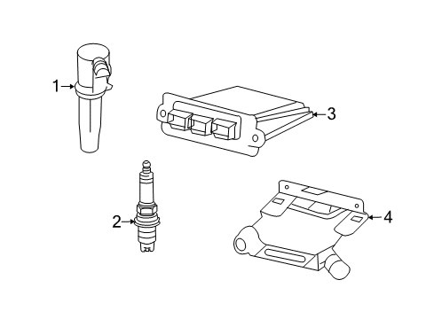2002 Ford Escape ECM Diagram for 1U7Z-12A650-AXF