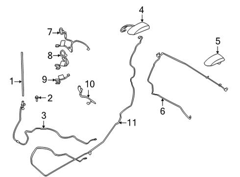 2021 Ford F-150 Amplifier Diagram for ML3Z-18B849-C