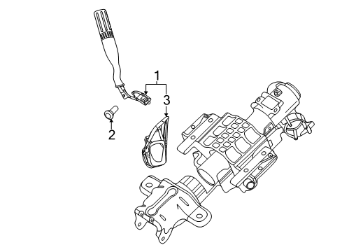 2013 Ford F-150 Shifter Housing Diagram