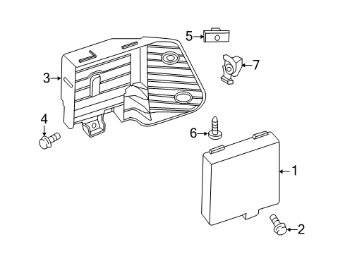 2013 Lincoln MKZ Blind Spot Radar Diagram for DS7Z-14C689-C