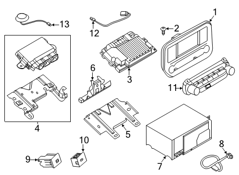 2022 Ford Transit-350 Sound System Diagram 1 - Thumbnail