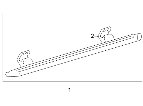 2004 Ford F-150 Running Board Diagram 1 - Thumbnail