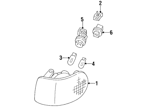1993 Mercury Villager Park Lamps Diagram