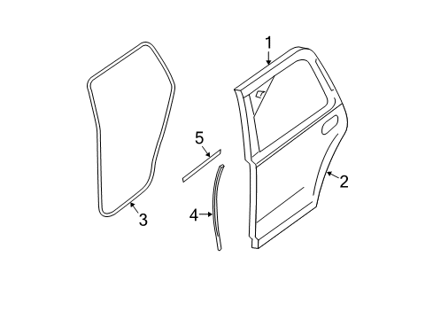 2009 Ford Expedition Rear Door Diagram