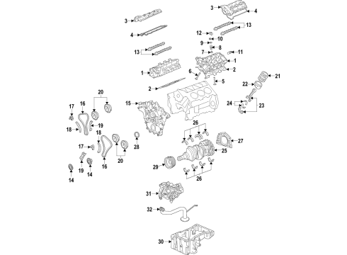 2019 Lincoln Navigator Camshaft Diagram for HL3Z-6250-L
