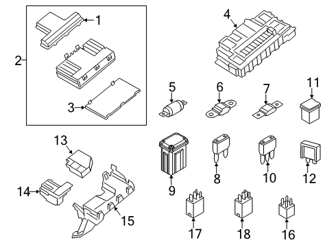 2019 Ford Fusion Junction Block Diagram for HG9Z-14A068-C