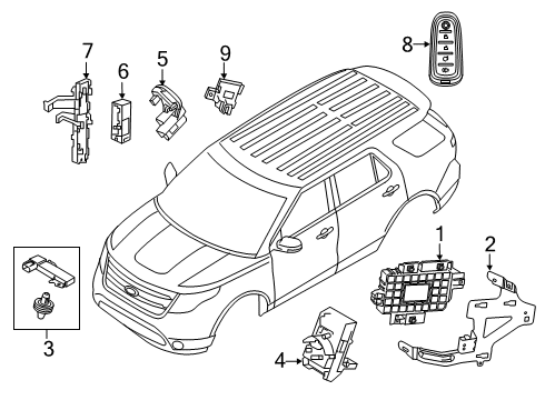 2018 Ford Police Interceptor Utility Alarm System Diagram