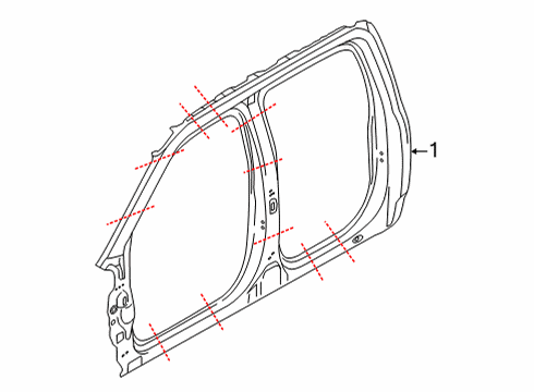 2023 Ford F-150 Aperture Panel Diagram 1 - Thumbnail