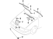 2001 Ford Escort Washer Reservoir Diagram - F8CZ-17618-AA