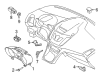 Ford Speedometer Diagram - DJ5Z-10849-SHA
