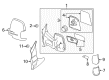 2017 Ford Transit-350 Car Mirror Diagram - EK4Z-17682-HB
