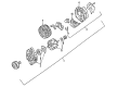 Ford Probe Alternator Bracket Diagram - F32Z10B315A
