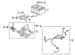 Mercury Sable Battery Tray Diagram - 8G1Z-10732-A