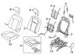 Ford F-150 Seat Cover Diagram - FL3Z-1664416-AE