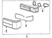 Ford Mustang Back Up Light Diagram - E7ZZ-13450-BB