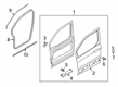 Ford Transit Connect Door Seal Diagram - DT1Z-6120530-D