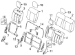 Ford F-350 Super Duty Seat Cover Diagram - CC3Z-2666601-AA