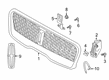Lincoln Nautilus Grille Diagram - MA1Z-8200-NA