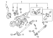 Ford F-350 Super Duty Power Steering Assist Motor Diagram - HC3Z-3F840-D