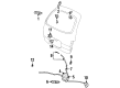 Ford Tailgate Lock Actuator Motor Diagram - F68Z-16431A38-CA
