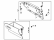 2022 Ford Escape Glove Box Diagram - LJ6Z-7806010-AB
