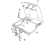 1994 Ford Bronco Lift Support Diagram - F4TZ-16826-A