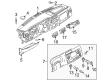 2012 Ford E-150 Steering Column Cover Diagram - 9C2Z-1504459-AA