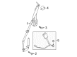 Ford Seat Belt Diagram - FR3Z-63611B69-AB
