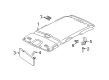 Mercury Mariner Sun Visor Diagram - CL8Z-7804105-DB