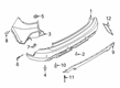 Ford Bumper Diagram - LJ6Z-17K835-AA