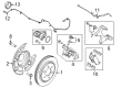 Ford Brake Caliper Bracket Diagram - JL3Z-2B511-A