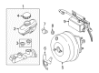 Mercury Grand Marquis Brake Booster Diagram - 3W1Z-2005-AA