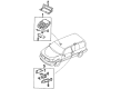 Mercury Dome Light Diagram - 1F5Z-13776-AAA