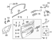 Lincoln MKC Door Moldings Diagram - EJ7Z-7800014-AA