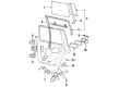 Mercury Lynx Door Latch Assembly Diagram - F4OZ5426412B
