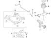 Lincoln Wheel Bearing Diagram - DE9Z-1104-F