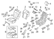 Lincoln Seat Cushion Diagram - NL7Z-78632A23-C