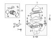 2013 Ford Transit Connect Air Intake Coupling Diagram - 9T1Z-9B659-B