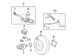 Lincoln Brake Master Cylinder Diagram - 9E5Z-2140-A