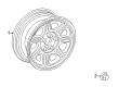 Lincoln Blackwood Spare Wheel Diagram - 2C6Z-1007-BA