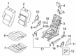 2020 Ford Police Interceptor Utility Seat Cushion Diagram - LB5Z-7866800-D
