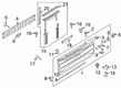 Ford Rear Door Striker Diagram - FL3Z-99404A42-A