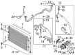 Lincoln MKX A/C Accumulator Diagram - 7T4Z-19C836-B